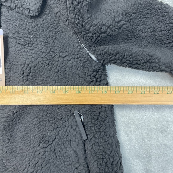 Bearpaw Women's XS Faux Fur Jacket Black c0327 - Picture 4 of 10